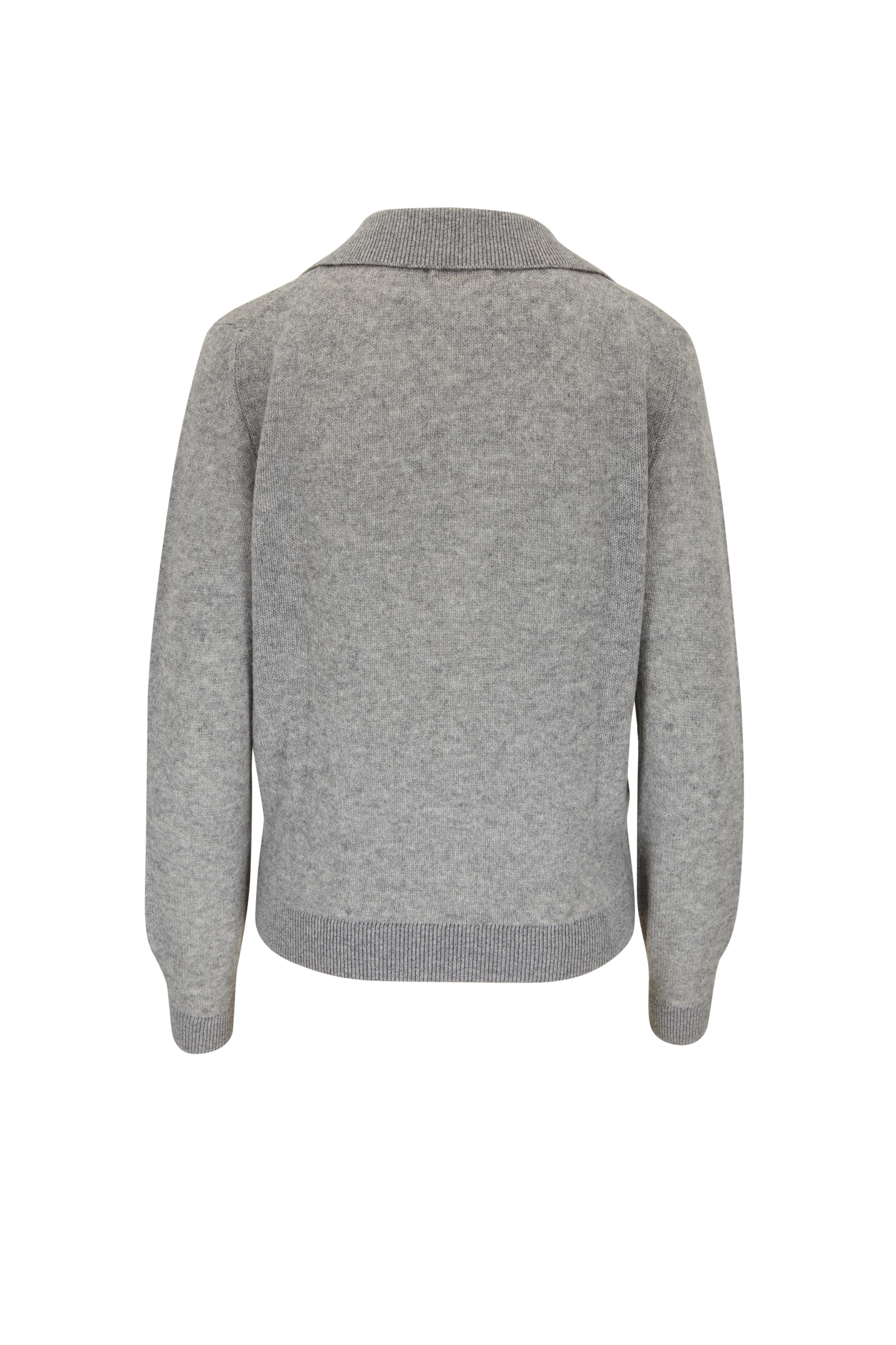 Khaite - Jo Warm Gray Cashmere Sweater | Mitchell Stores