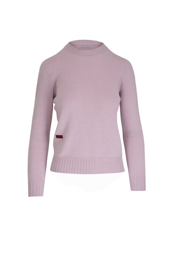 Agnona Lipstick Lilac Cashmere Sweater