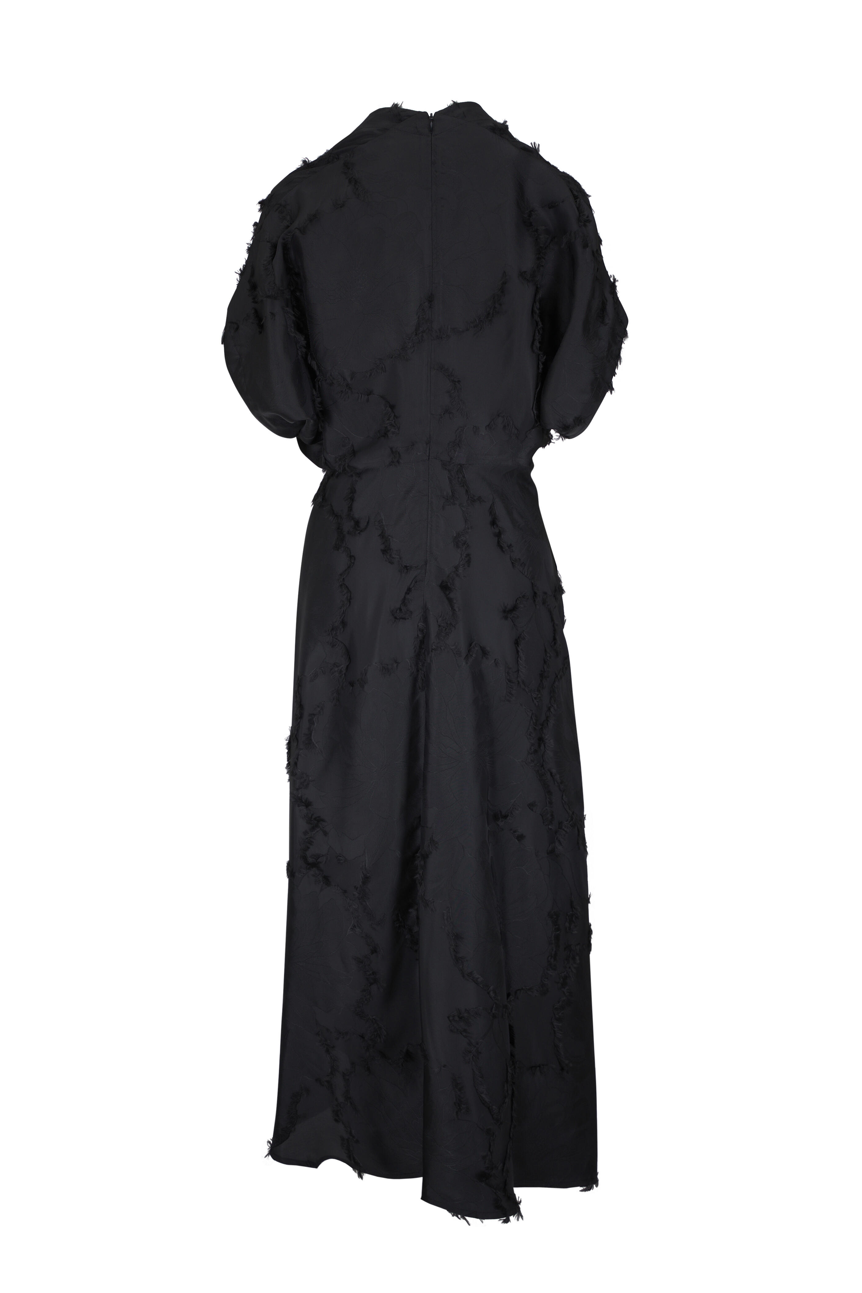 Zero + Maria Cornejo - Long Aki Wave Ink Midi Dress