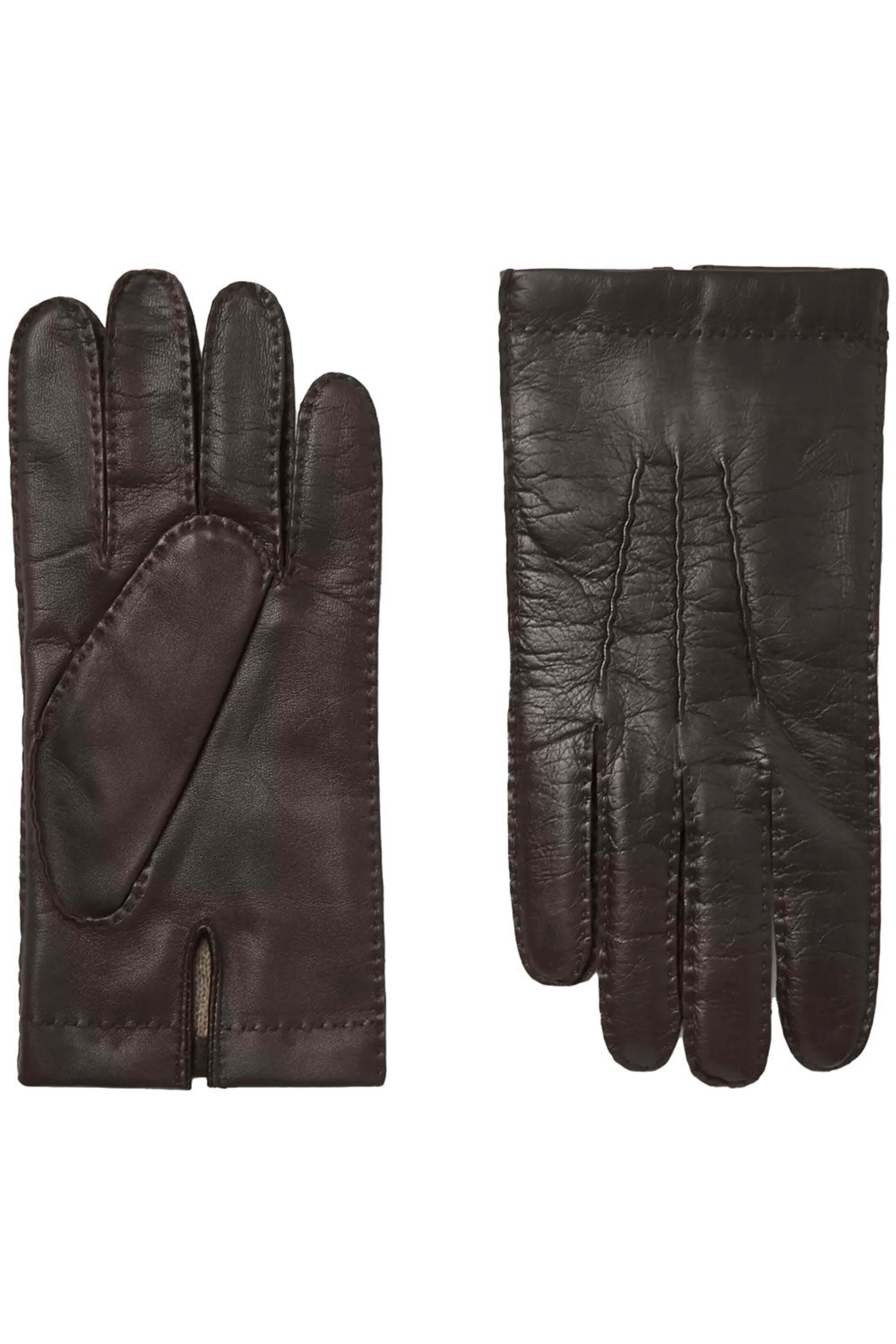 Dents - Shaftesbury Leather Gloves in Brown