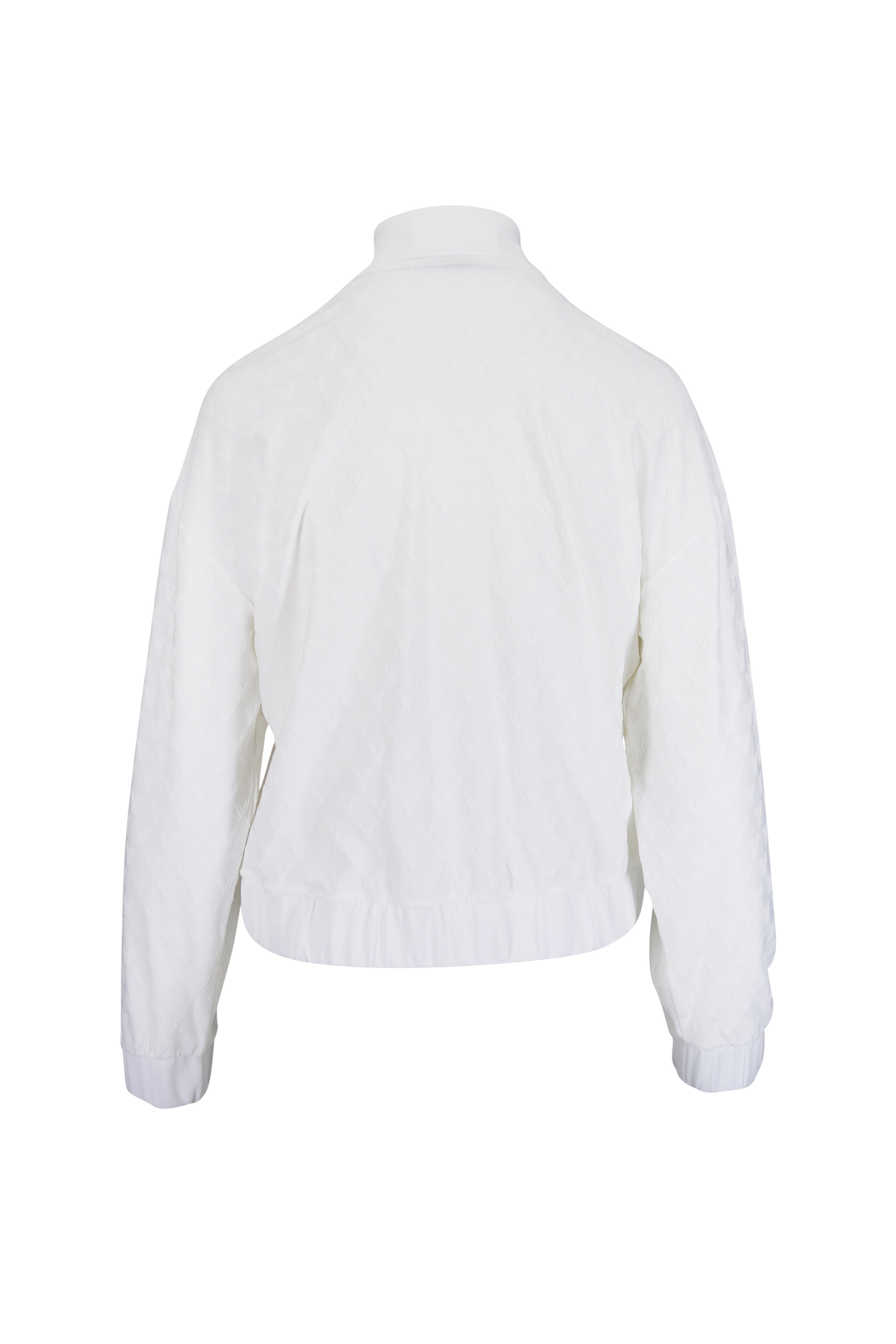 Bogner - Aylin White Jacquard Golf Jacket