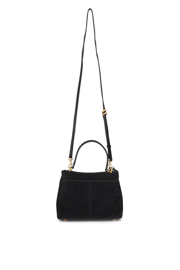Balenciaga Mini Rodeo Black Suede Top Handle Bag - view 3