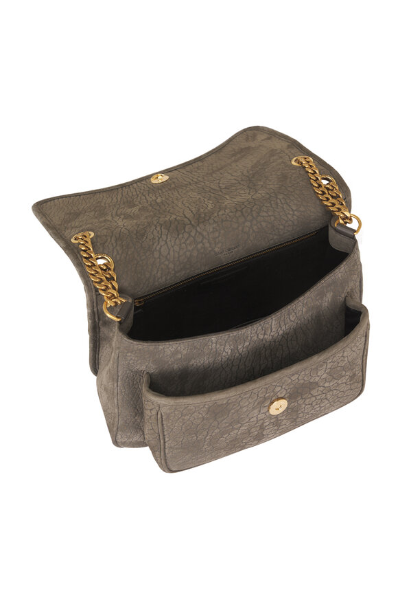 Saint Laurent Medium Niki Zinc Soft Bone Leather Shoulder Bag - view 4