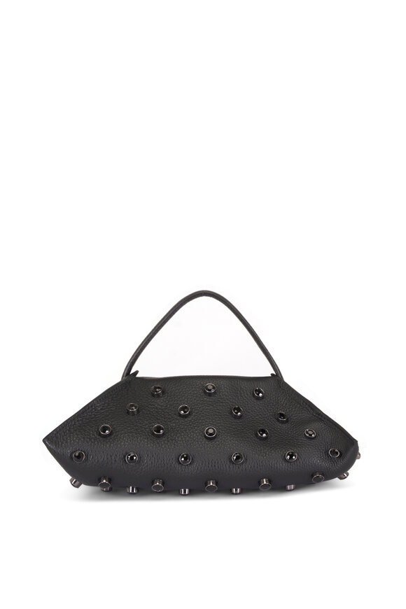 Altuzarra Origami Black Crystal Baguette Top Handle Bag - view 1