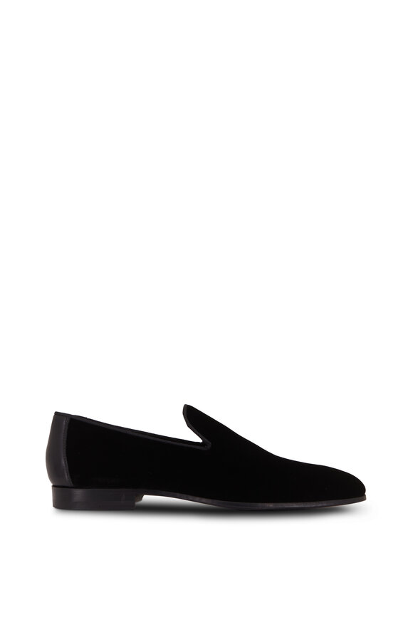 Magnanni - Jareth Black Velvet Dress Shoe