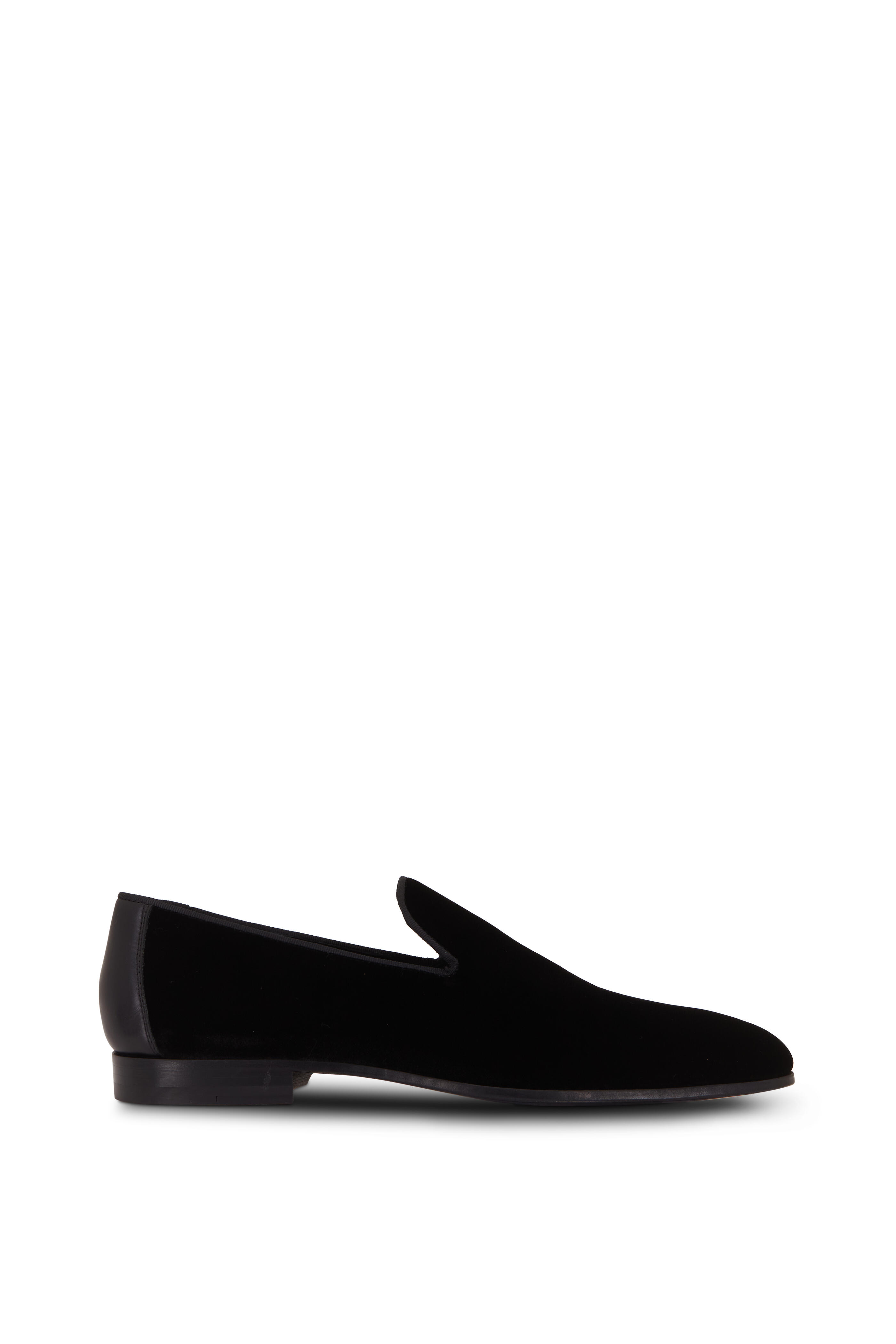 Magnanni - Jareth Black Velvet Dress Shoe | Mitchell Stores