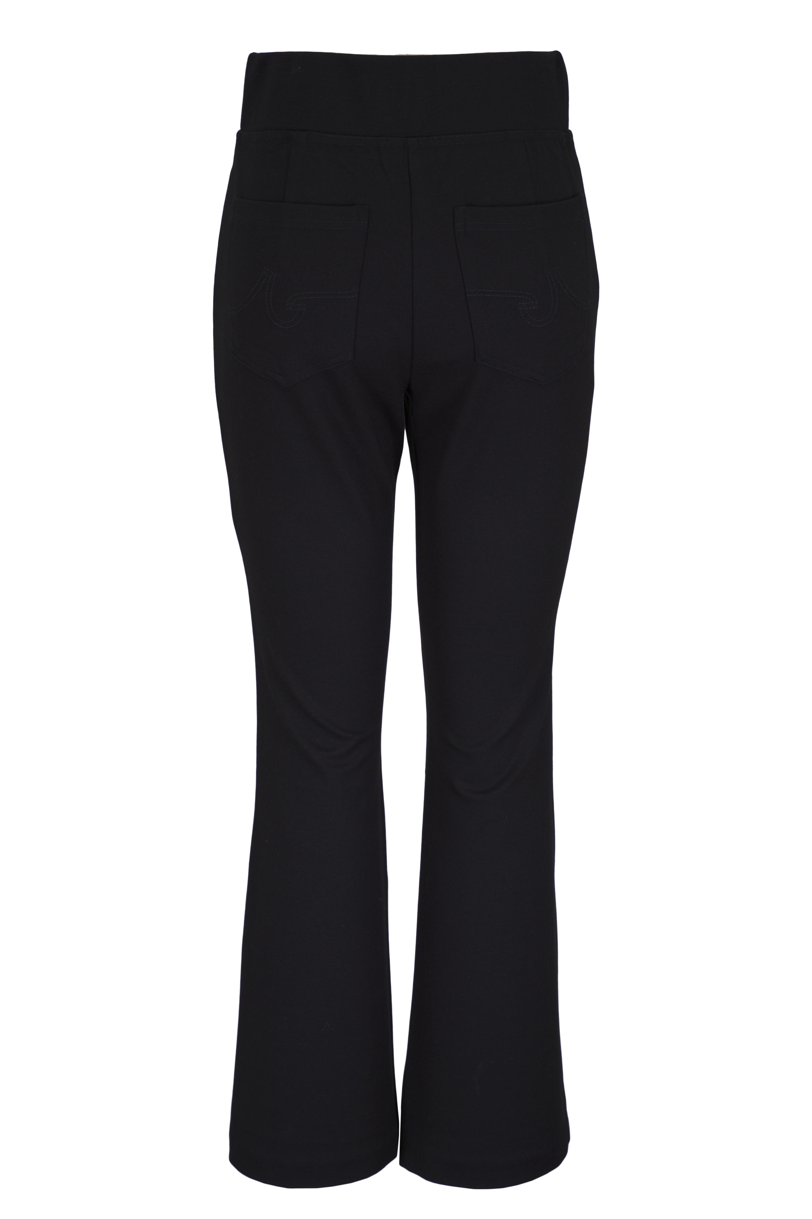 パンツ EMANEL UNGARO SS23 'Sara' pants (US3P02 BLACK) AG - Salma 360° Black Pull-On Pant | Mitchell Stores