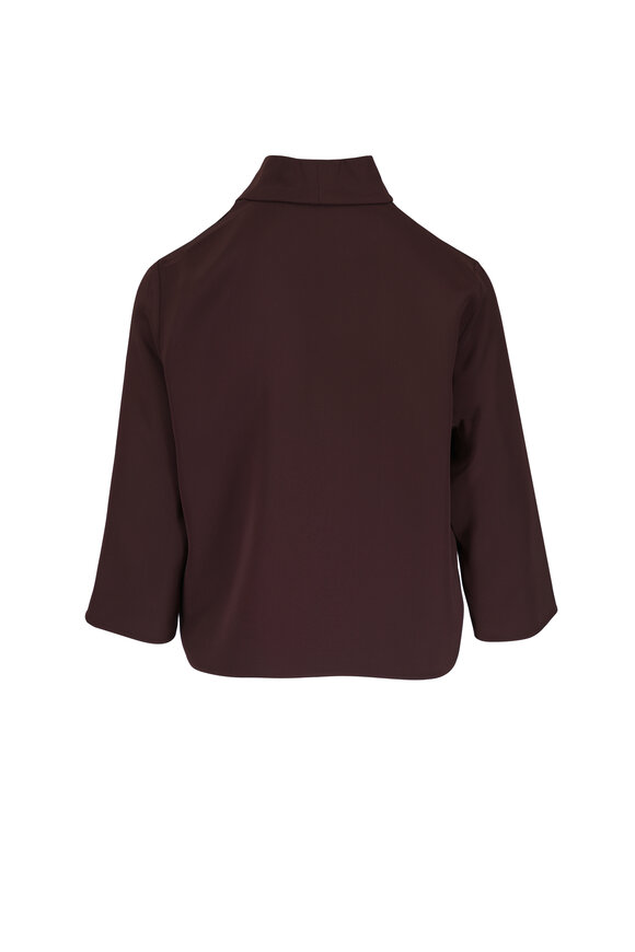 Peter Cohen Frolic Mahogany Silk Top - view 4