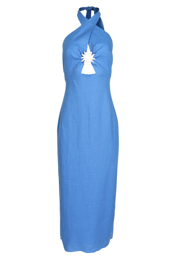 Cala De La Cruz Orly Halter Maxi Dress