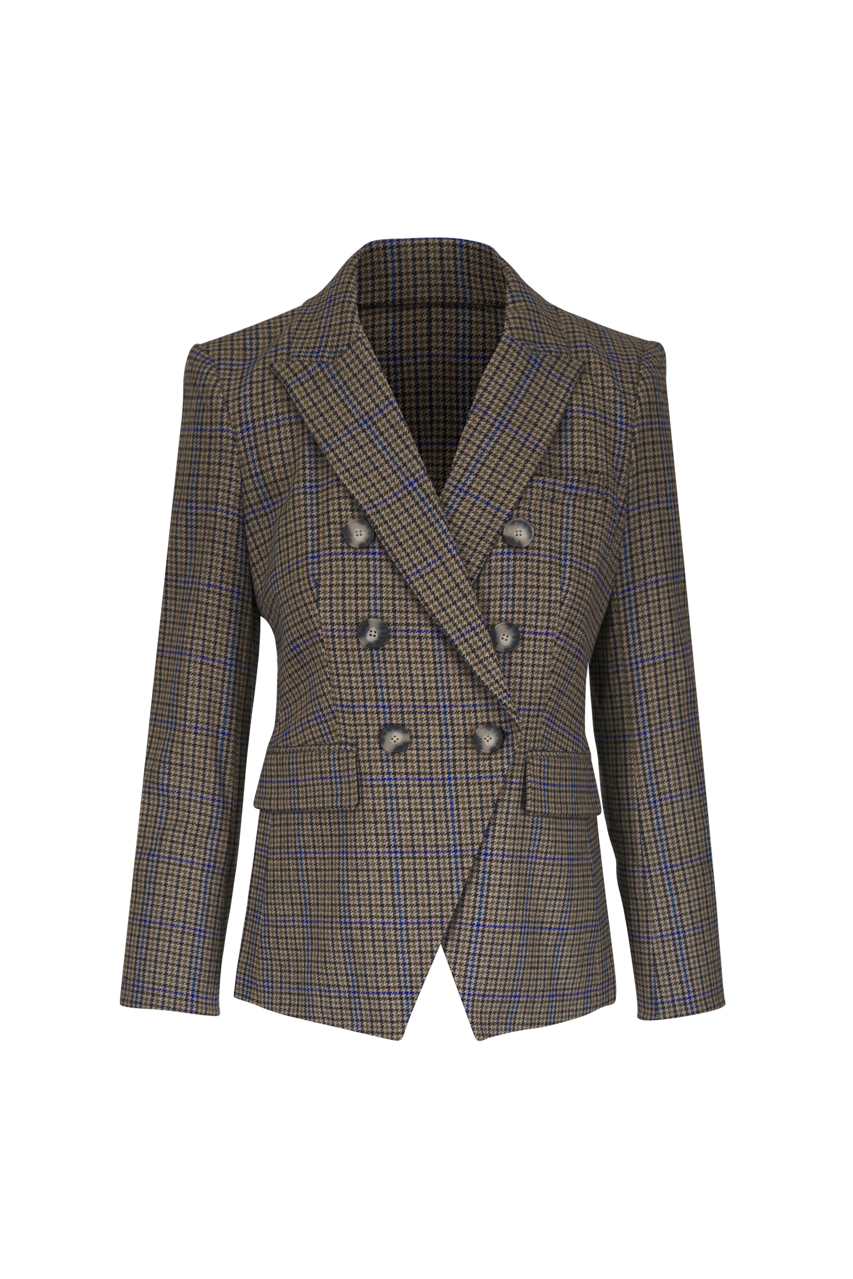 Veronica Beard - Miller Moss Green Plaid Dickey Jacket