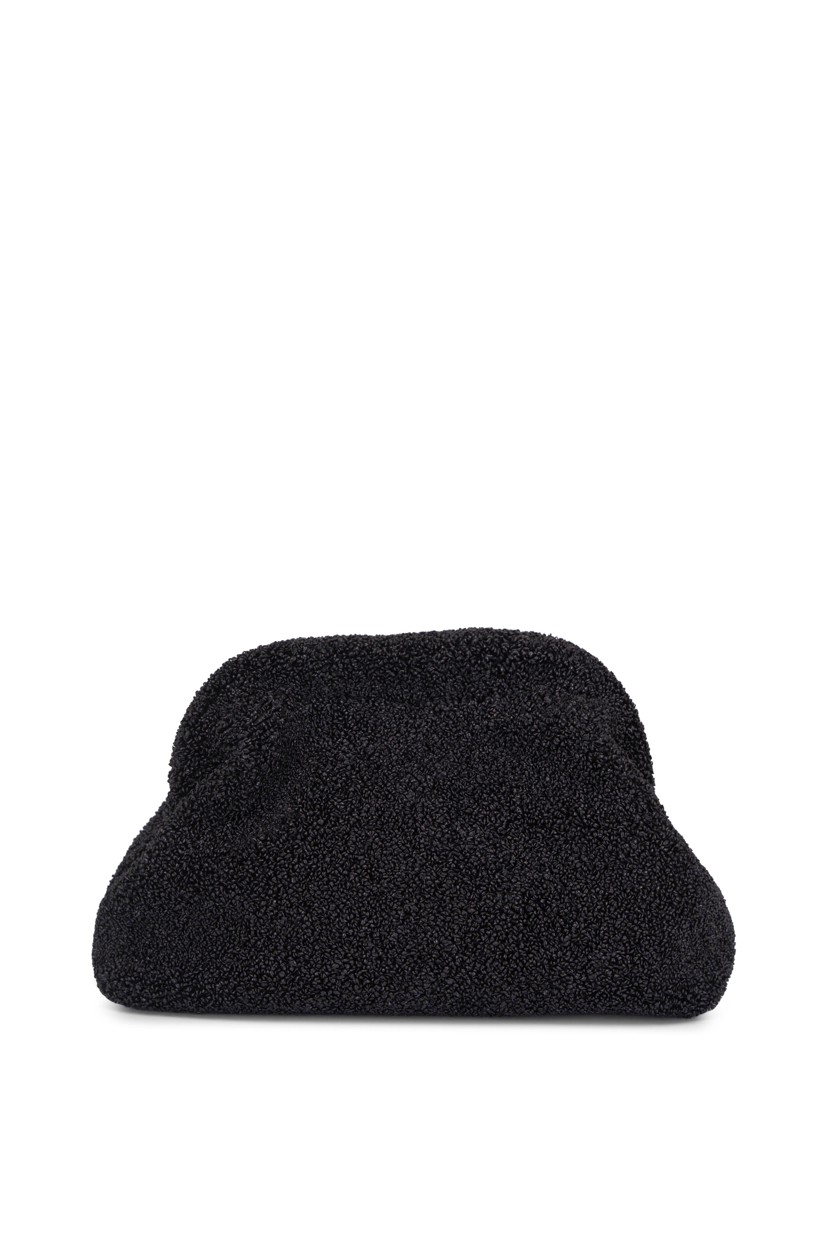 The Row - Mira Black Ans Raffia Clutch | Mitchell Stores