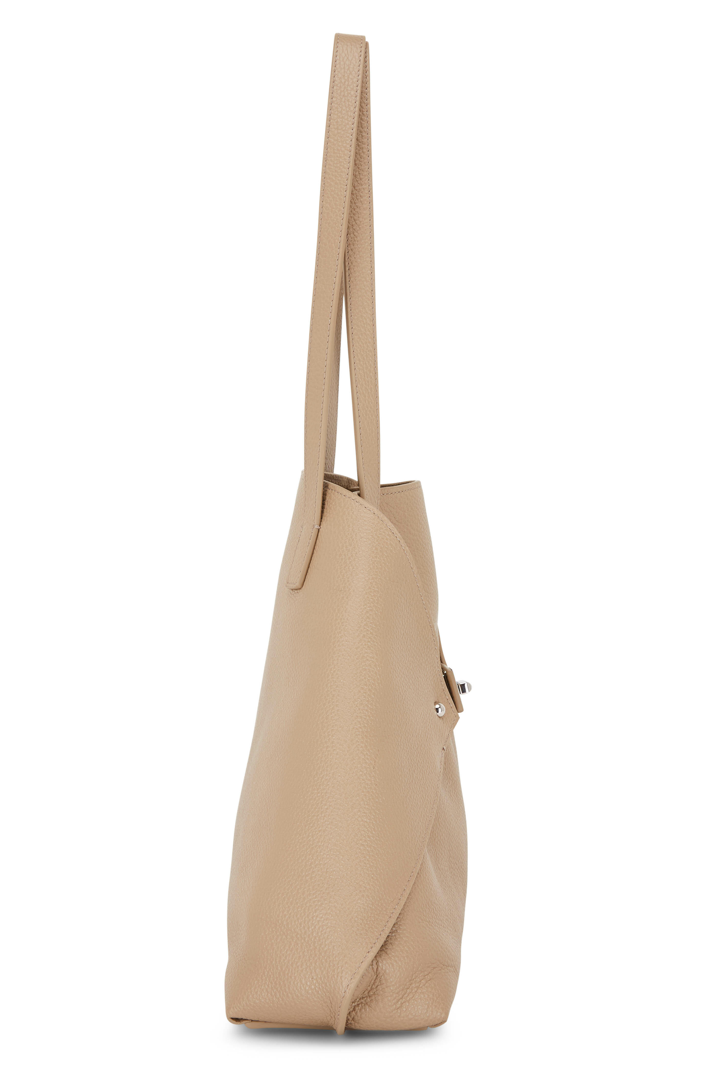 Akris AI Camel Leather Small Shoulder Bag Mitchell Stores