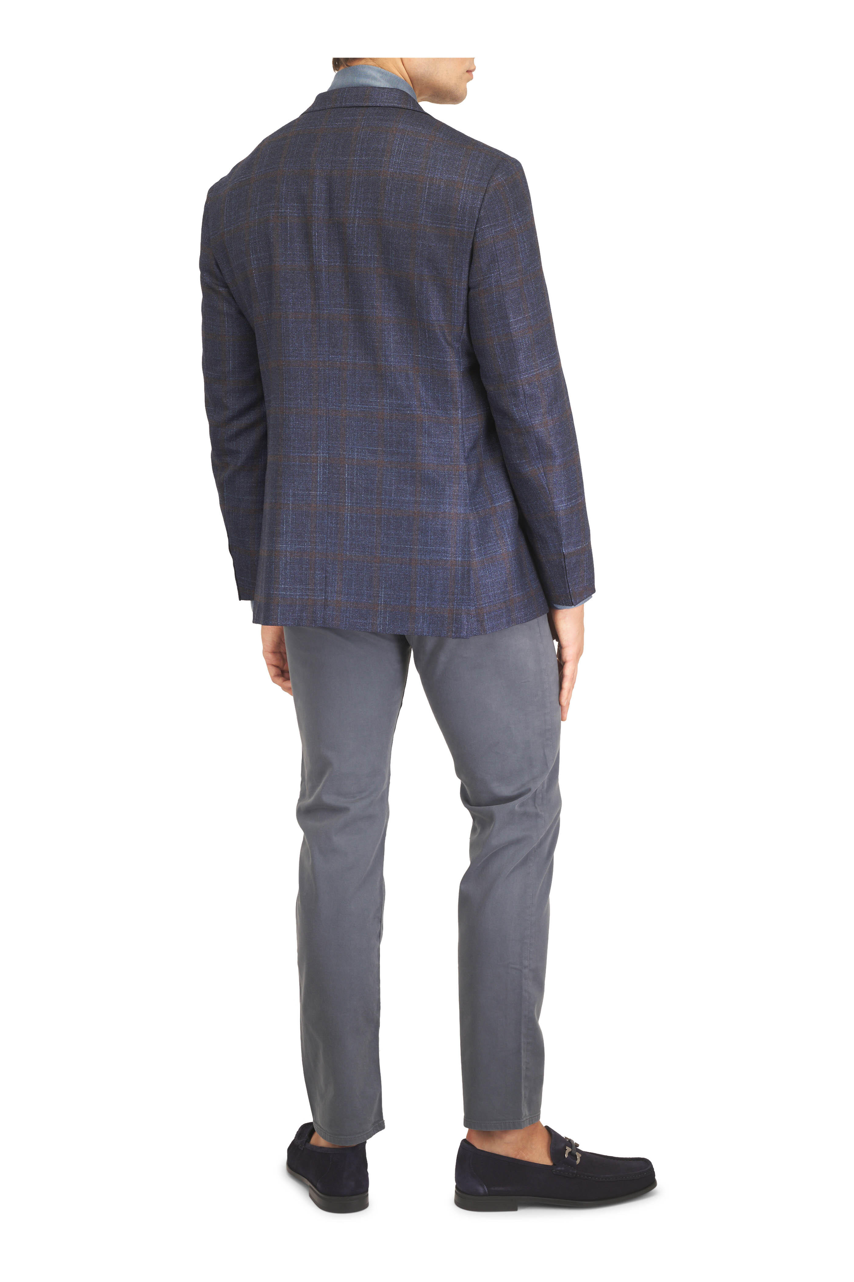 AG - Tellis Dark Bluegrain Modern Slim Pant - view 4