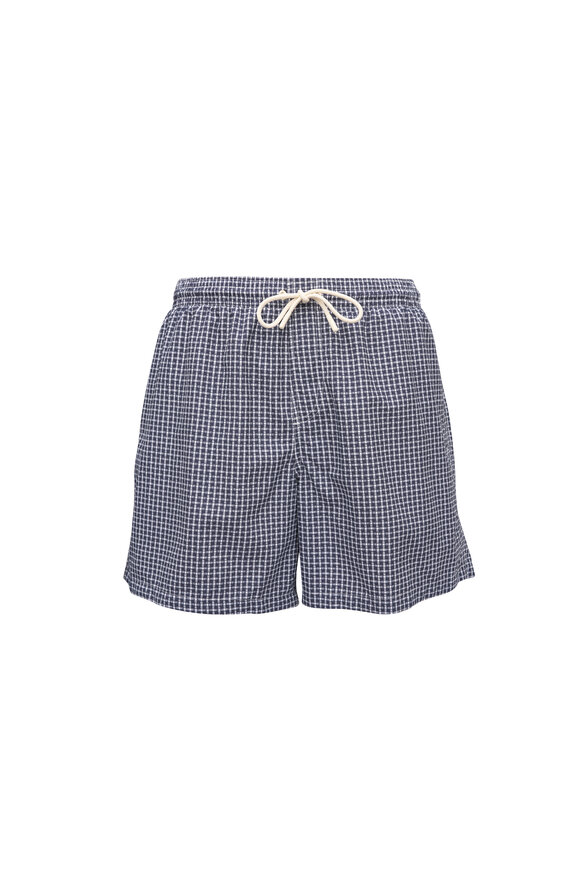 Brunello Cucinelli - Solid Orange Swim Short | Mitchell Stores