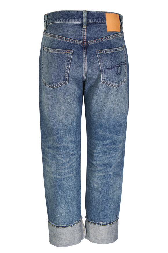 R13 - Boyfriend Aspen Selvedge Blue Jean 