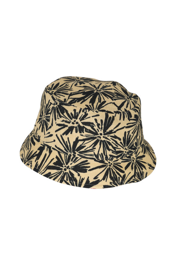 Loro Piana Floral Print Reversible Bucket Hat  