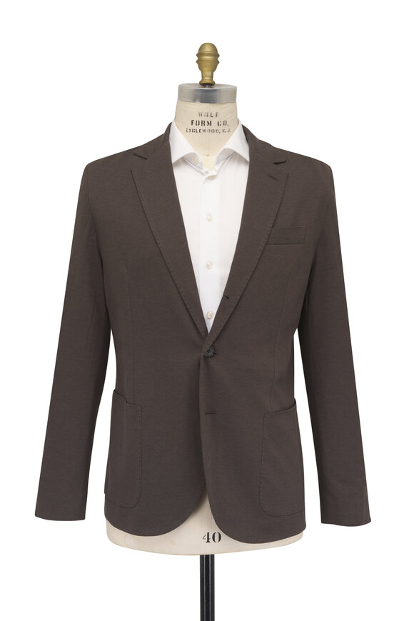 Loro Piana Black Pine Cotton, Silk & Linen Sweater Jacket - view 2