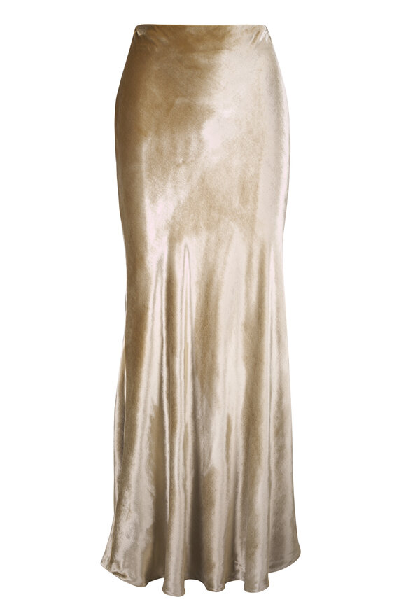 Adam Lippes Linnet Velvet Maxi Skirt