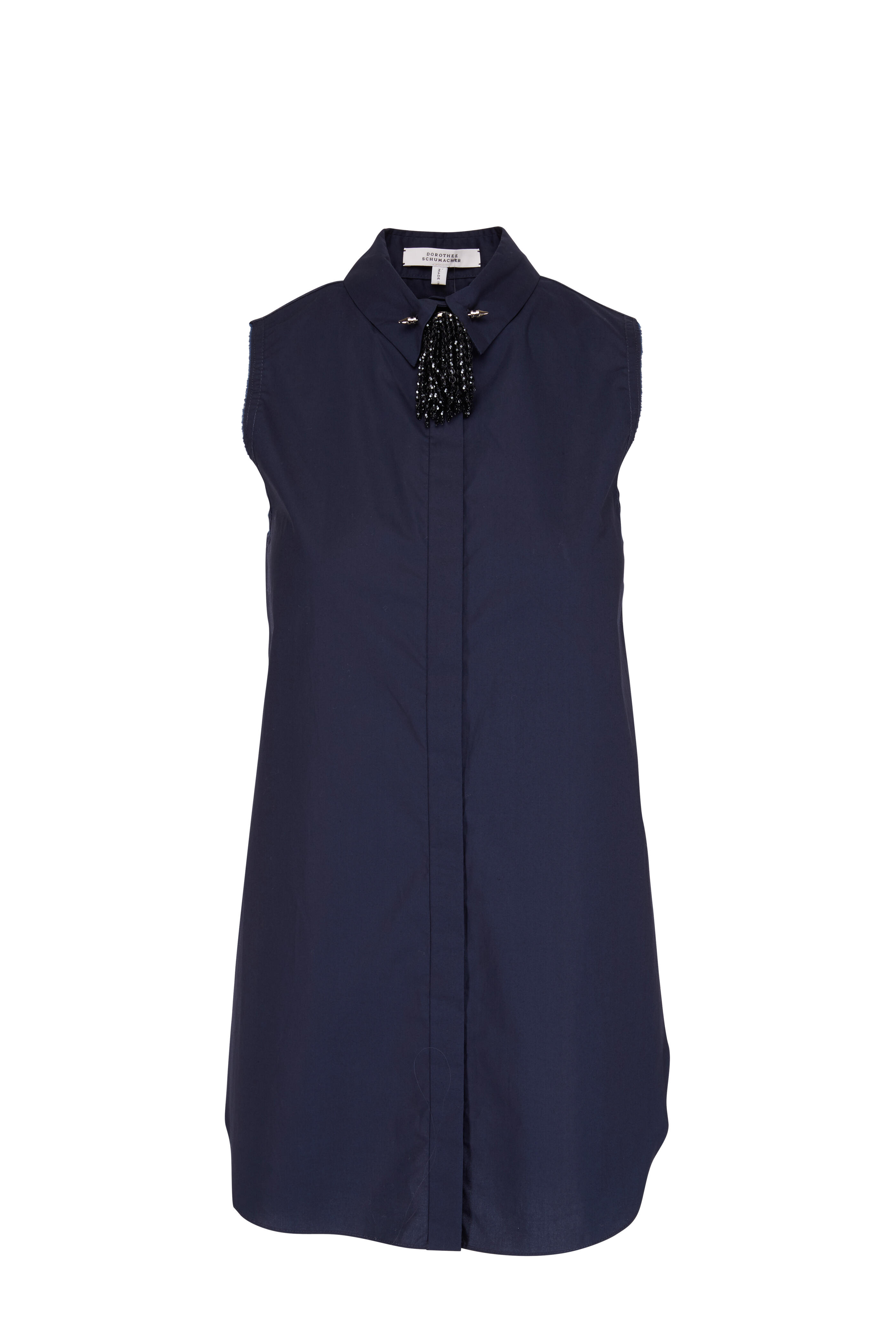 Dorothee Schumacher - Daydream Navy Sleeveless Blouse