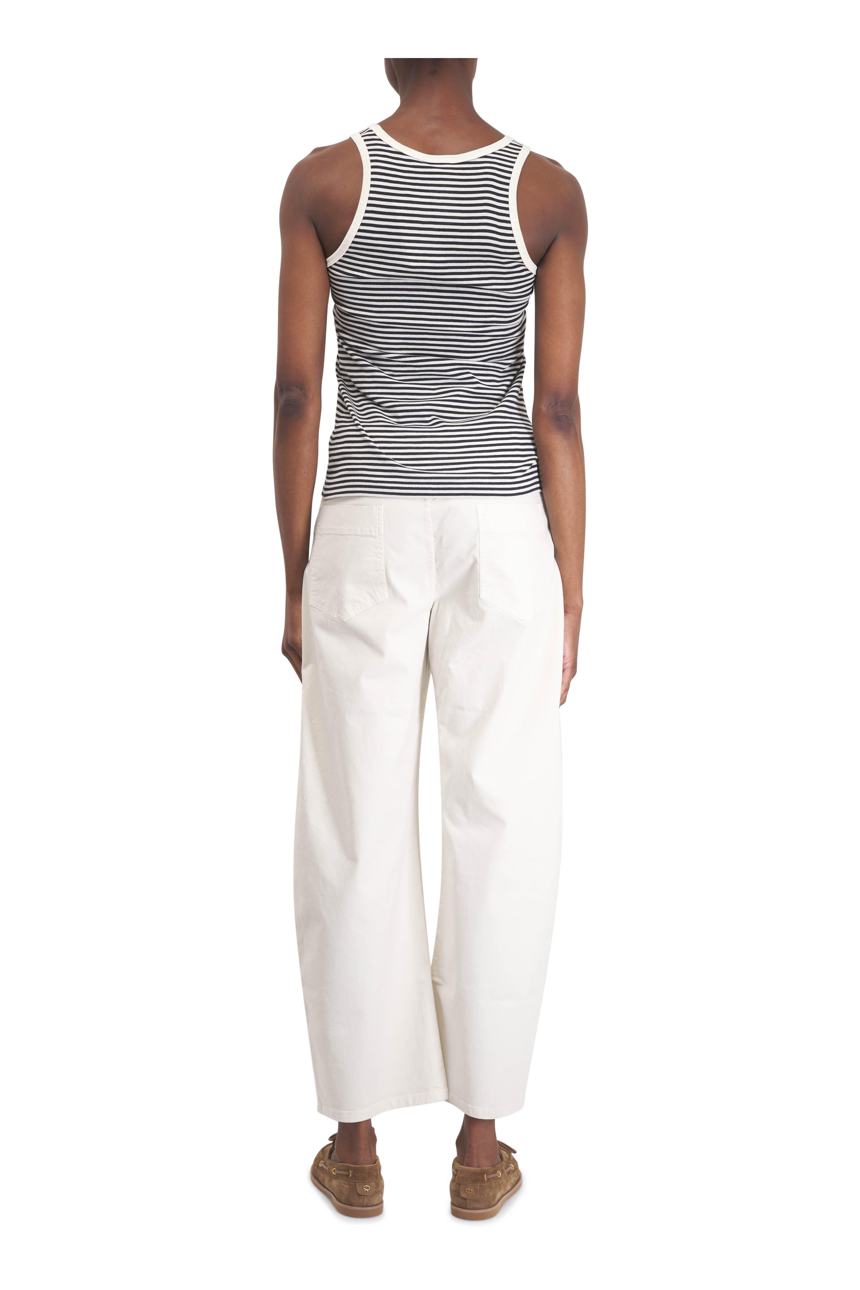 Nili Lotan - Tribeca Stone Stretch Cotton Pant