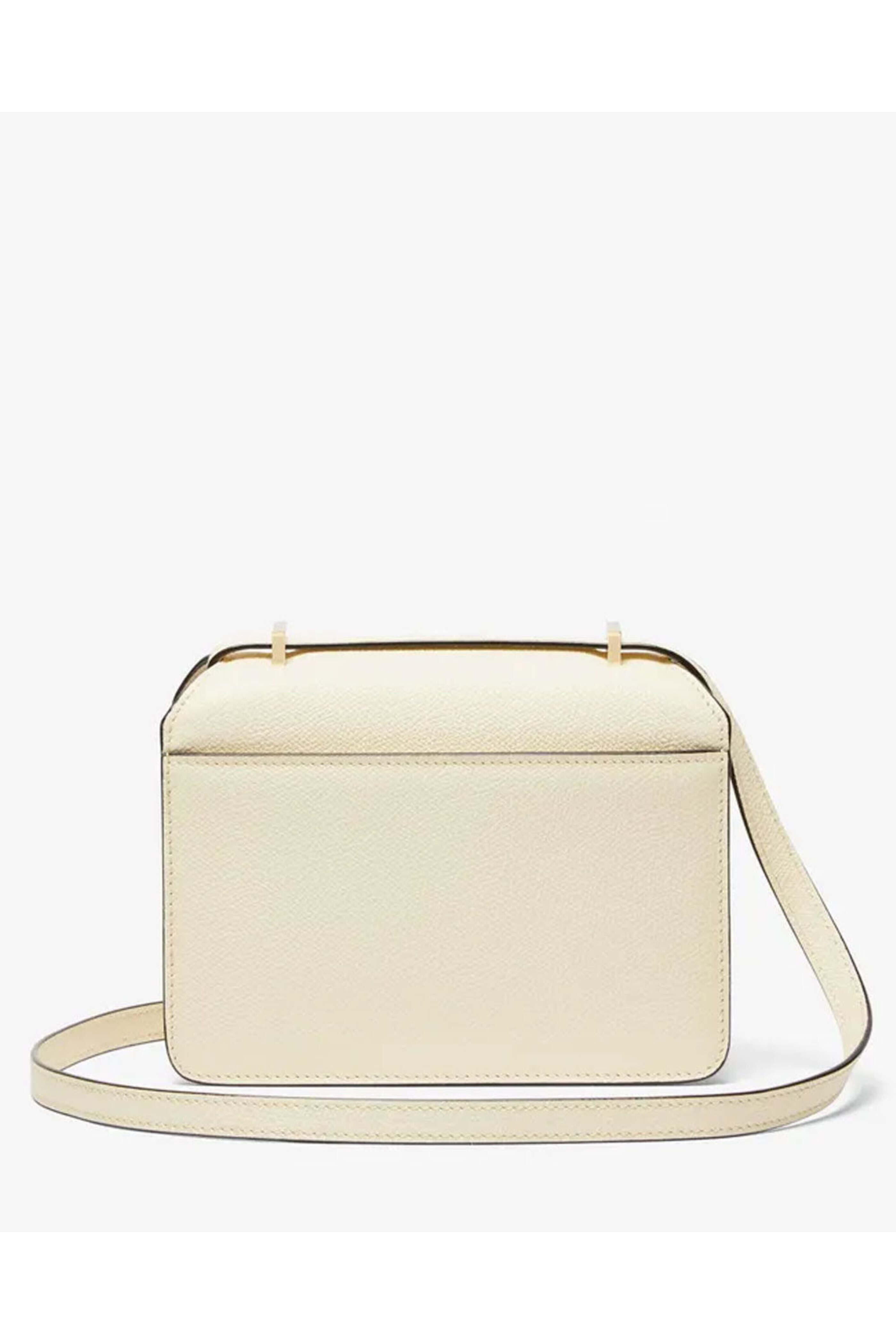 Valextra - Nolo Crossbody Mini Bag in Pergamena White