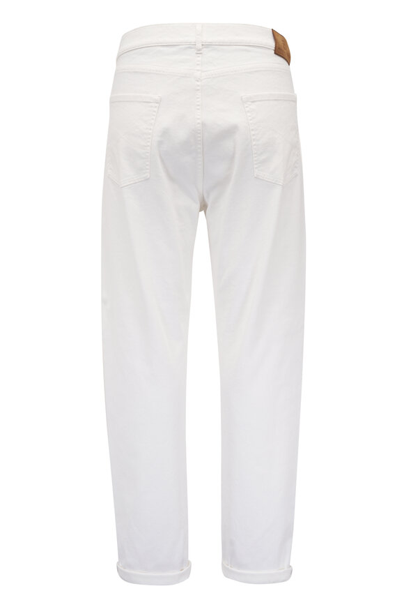 Brunello Cucinelli - Snow White 5 Pocket Pant | Mitchell Stores