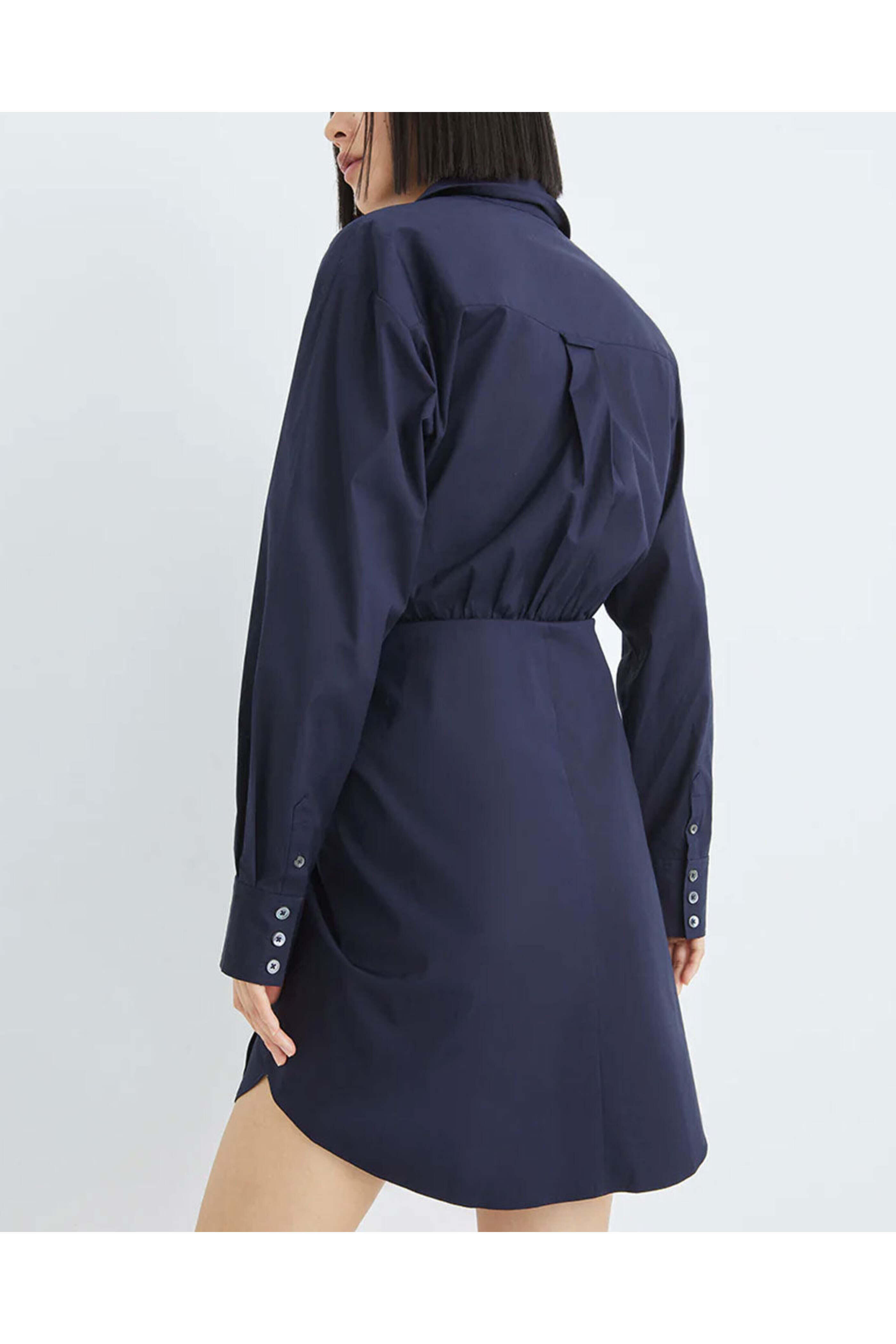 Veronica Beard - Navy Roanoke Shirtdress | Mitchell Stores Veronica Beard - Navy Roanoke Shirtdress | Mitchell Stores
