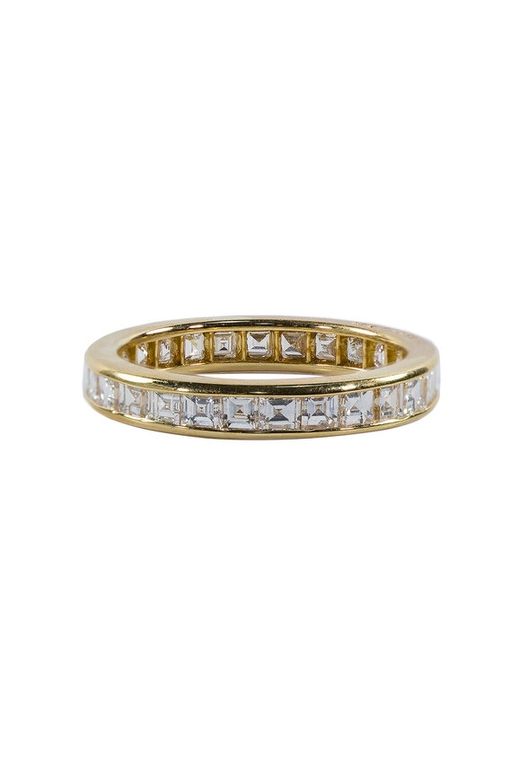 Oscar Heyman - 18K Yellow Gold Diamond Guard Ring