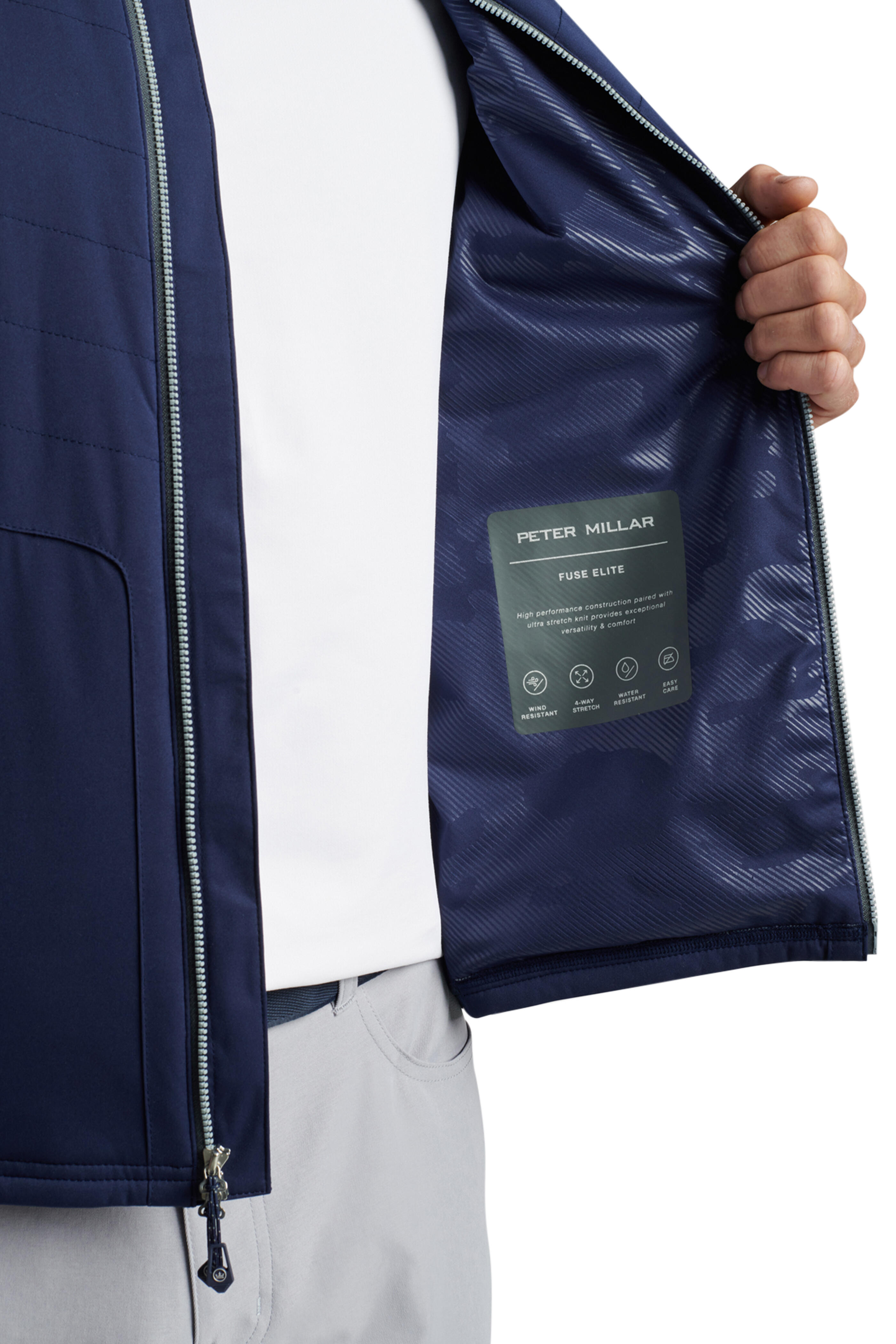 Peter Millar - Crown Sport Navy Fuse Elite Hybrid Vest