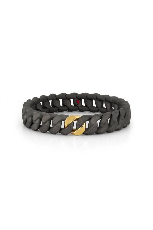 Extensible by Demeglio Groumette Gold & Grey Titanium Link Bracelet 