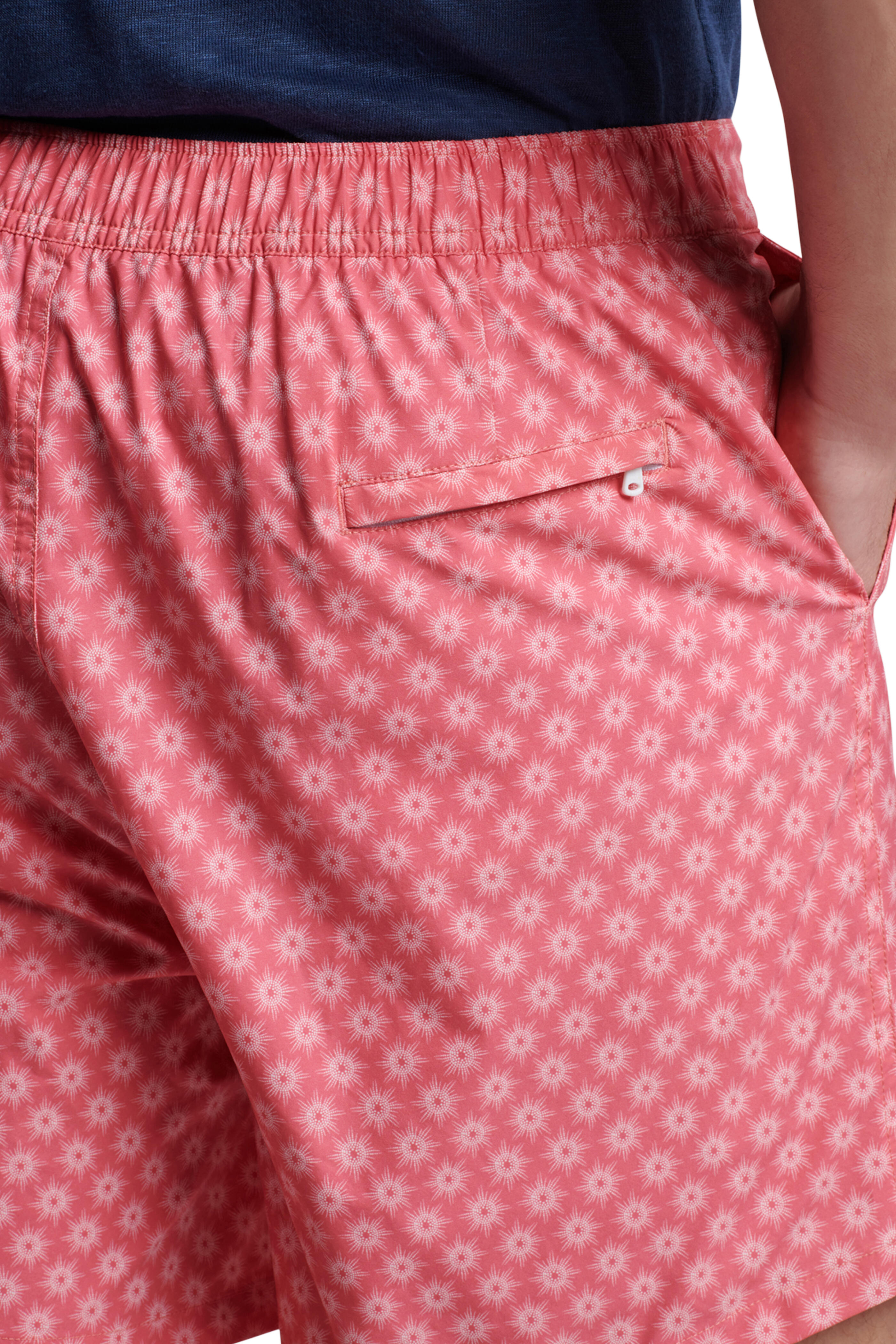 Peter Millar - Fiji Red Pear Sunburst Print Swim Trunks