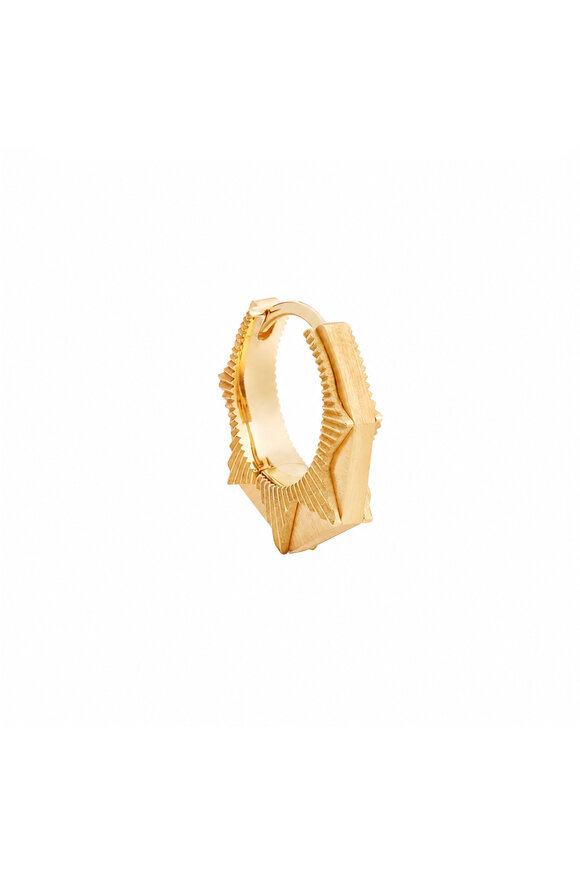Marie Lichtenberg Small NYC Yellow Gold Earring - view 2