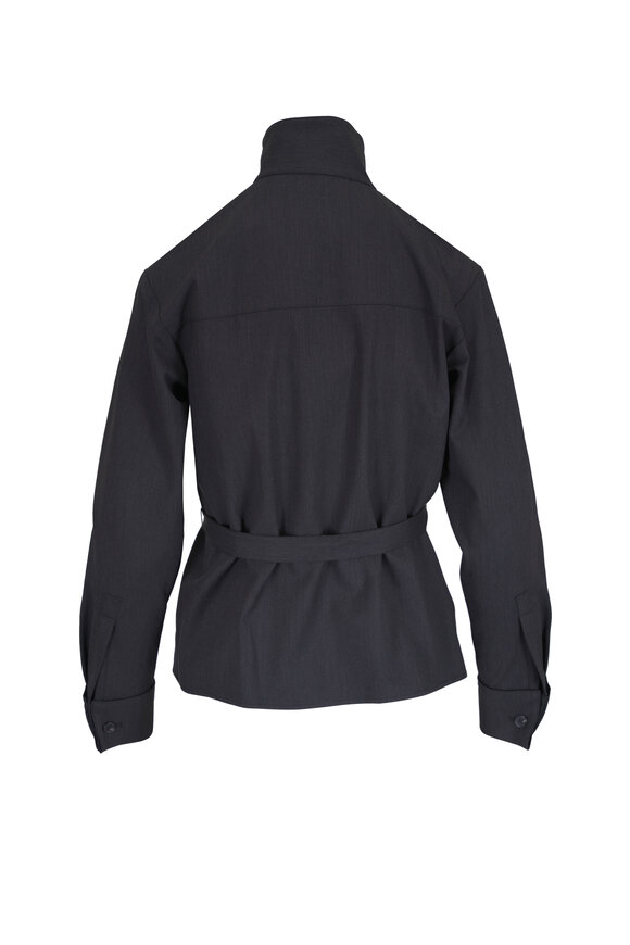 TWP The Last Chapter Gray Italian Wool Twill Jacket - view 2
