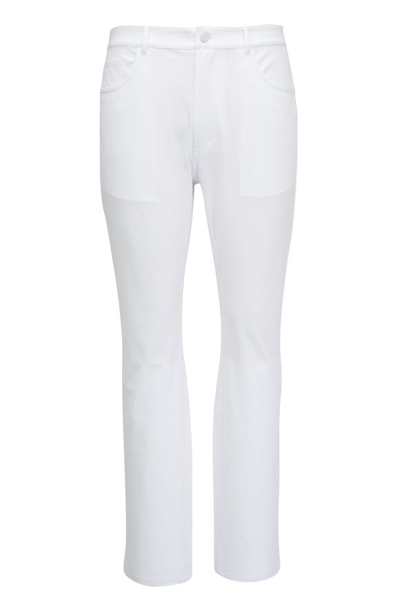 G/Fore Tour Snow White Five Pocket Stretch Pant