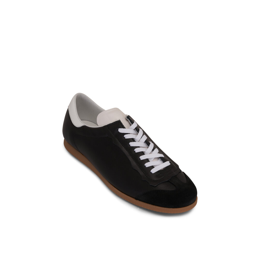 Maison Margiela - Featherlight Black Leather & Suede Sneaker