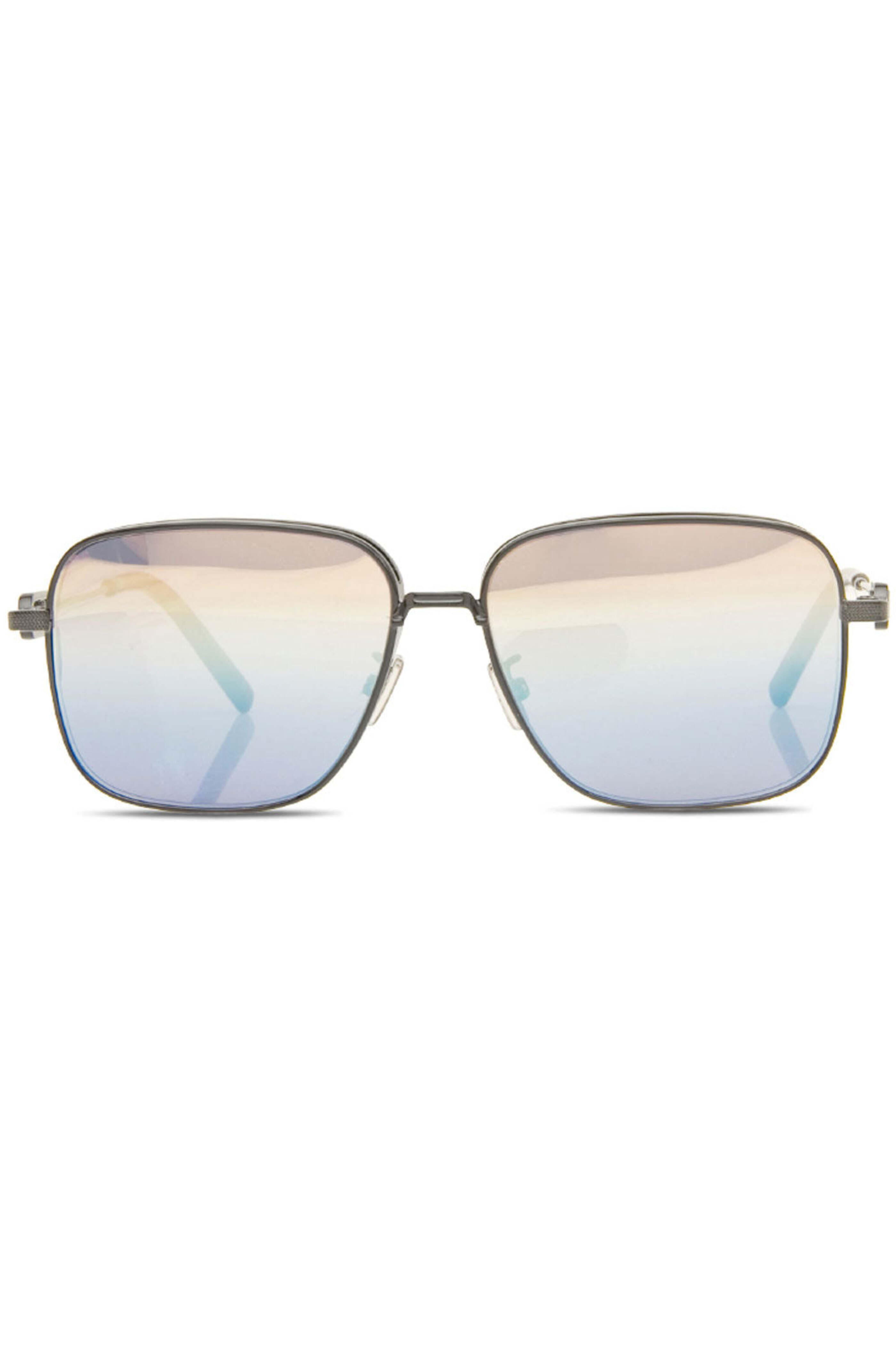 Dior - Silver Metal Multicolor Lens Sunglasses