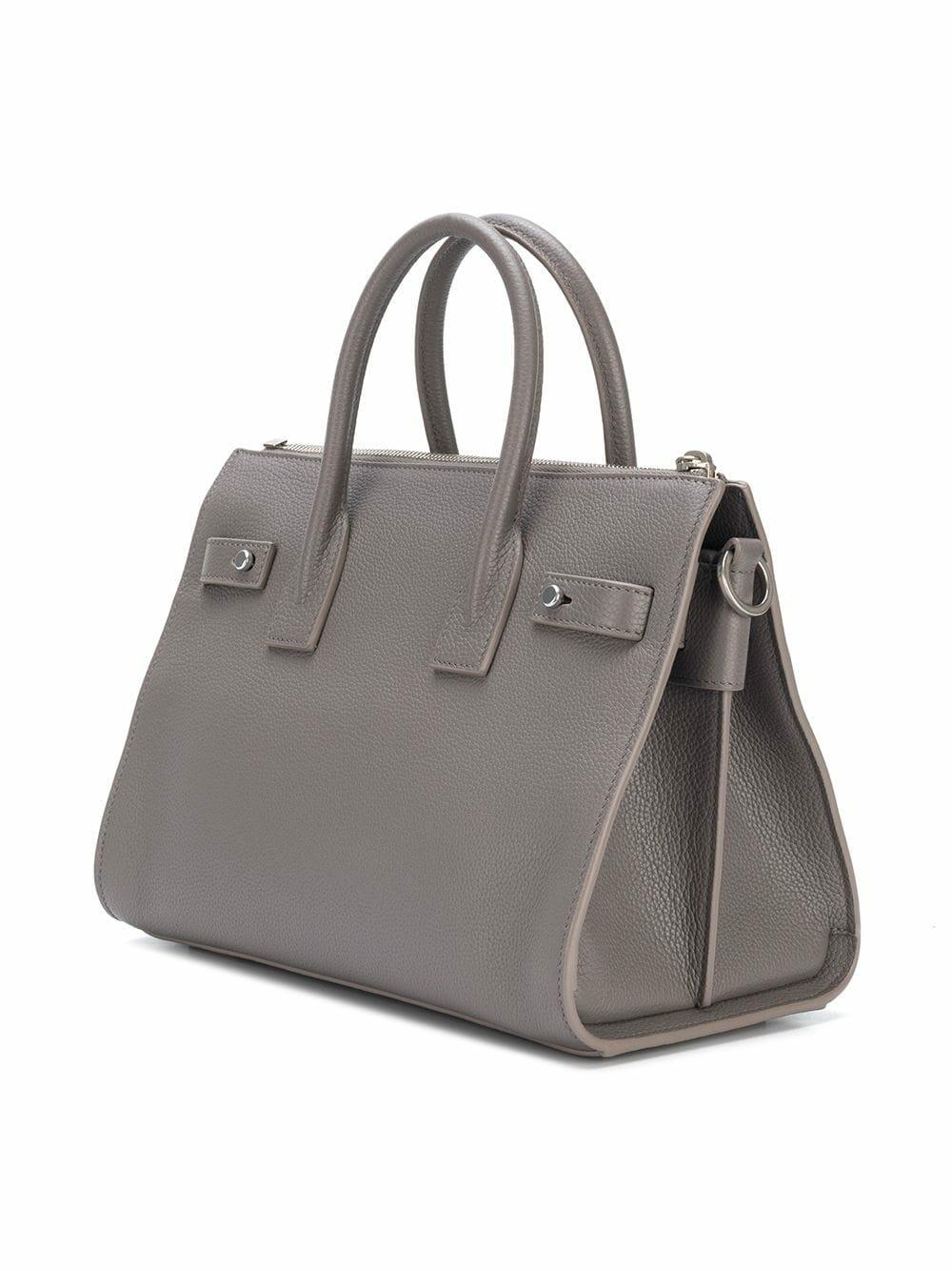 Saint Laurent - Baby Sac De Jour Fog Grained Leather Tote