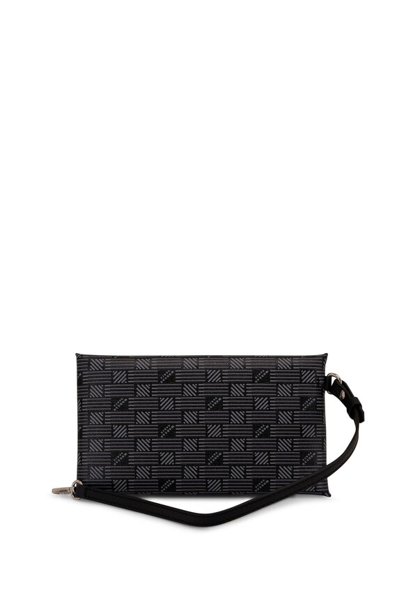 Moreau Paris - Origami Black Canvas Wristlet Pouch