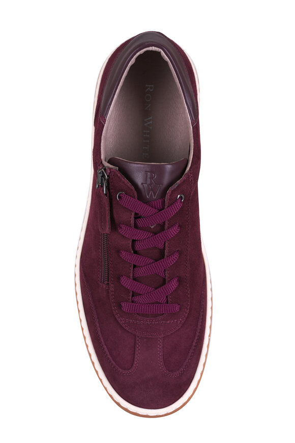 Ron White Ilya Burgundy Suede Sneaker - view 7