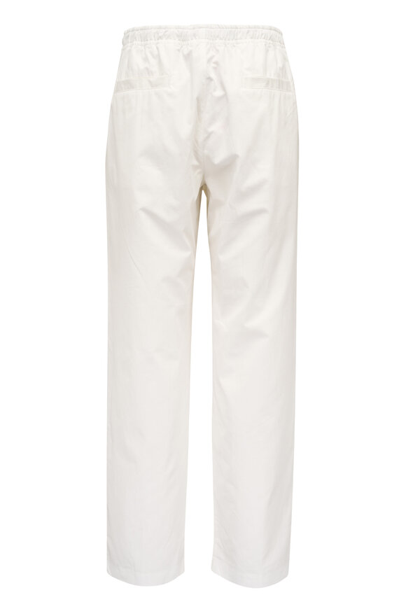 Orlebar Brown Alex Off White Cotton & Linen Drawstring Pant - view 3