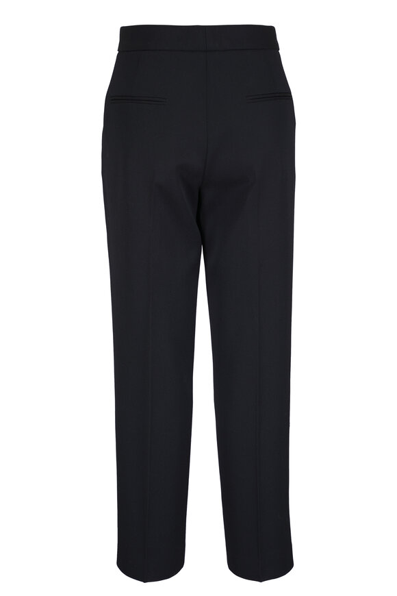 Jil Sander - Black Grain De Poudre Dart Wool Pant