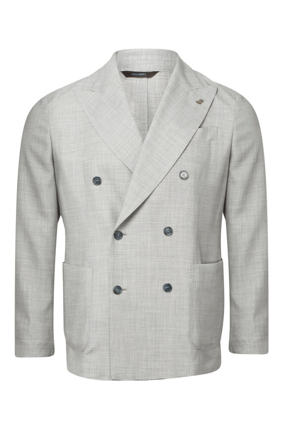 Colombo Light Gray Cashmere Sportcoat