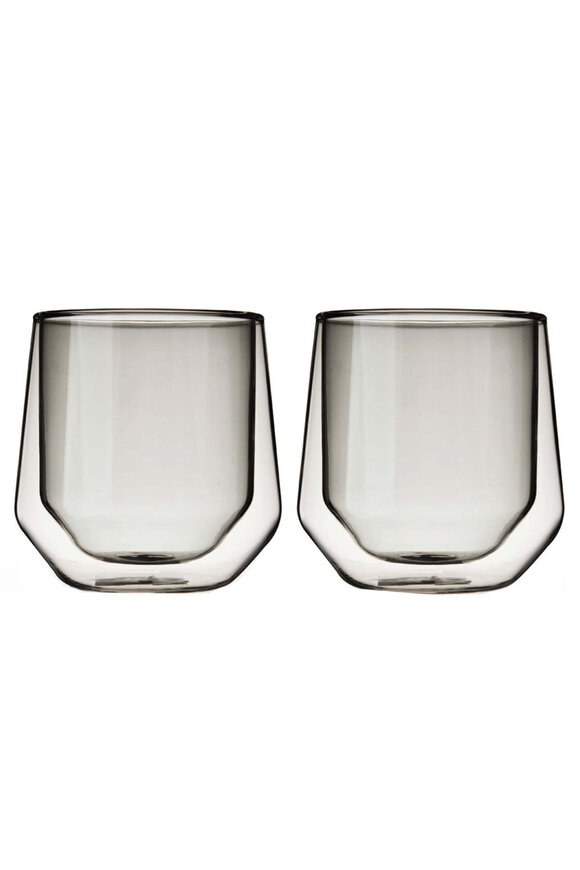 True Fabrications Double Walled Aurora Tumblers in Gray