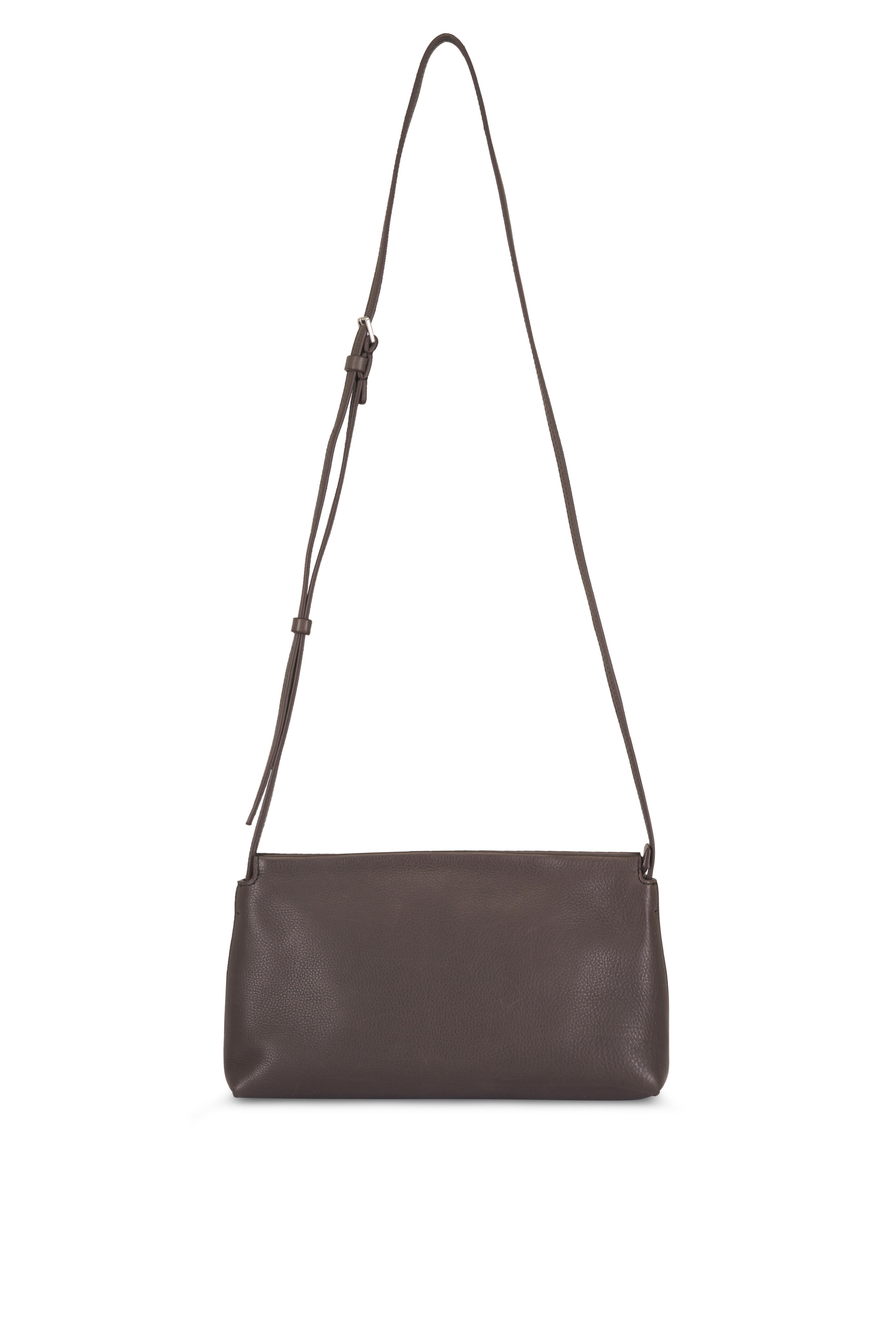 The Row - Rene Taupe Ans Leather Crossbody - view 1