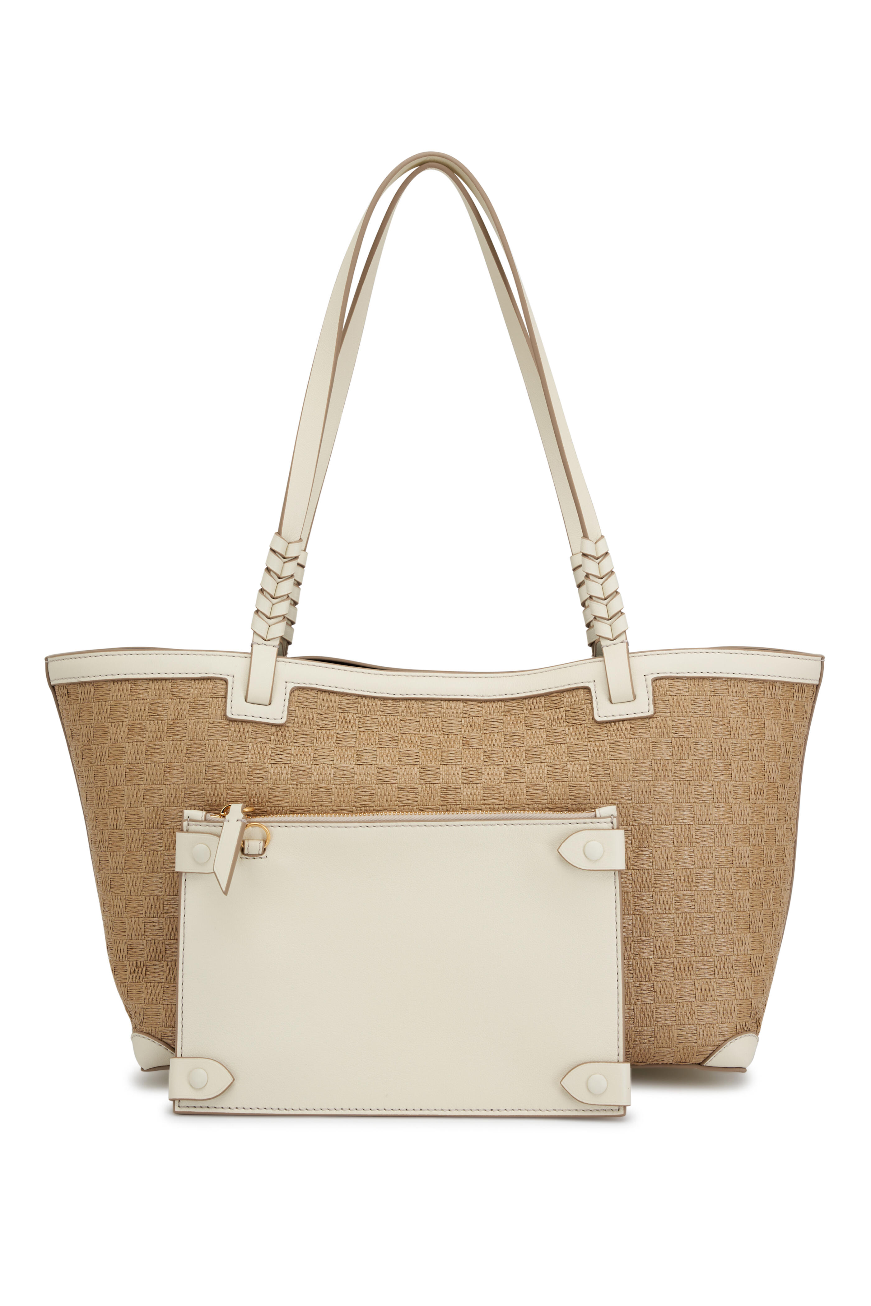 Métier - Cala 32 Sahara & White Sand Woven Shoulder Bag