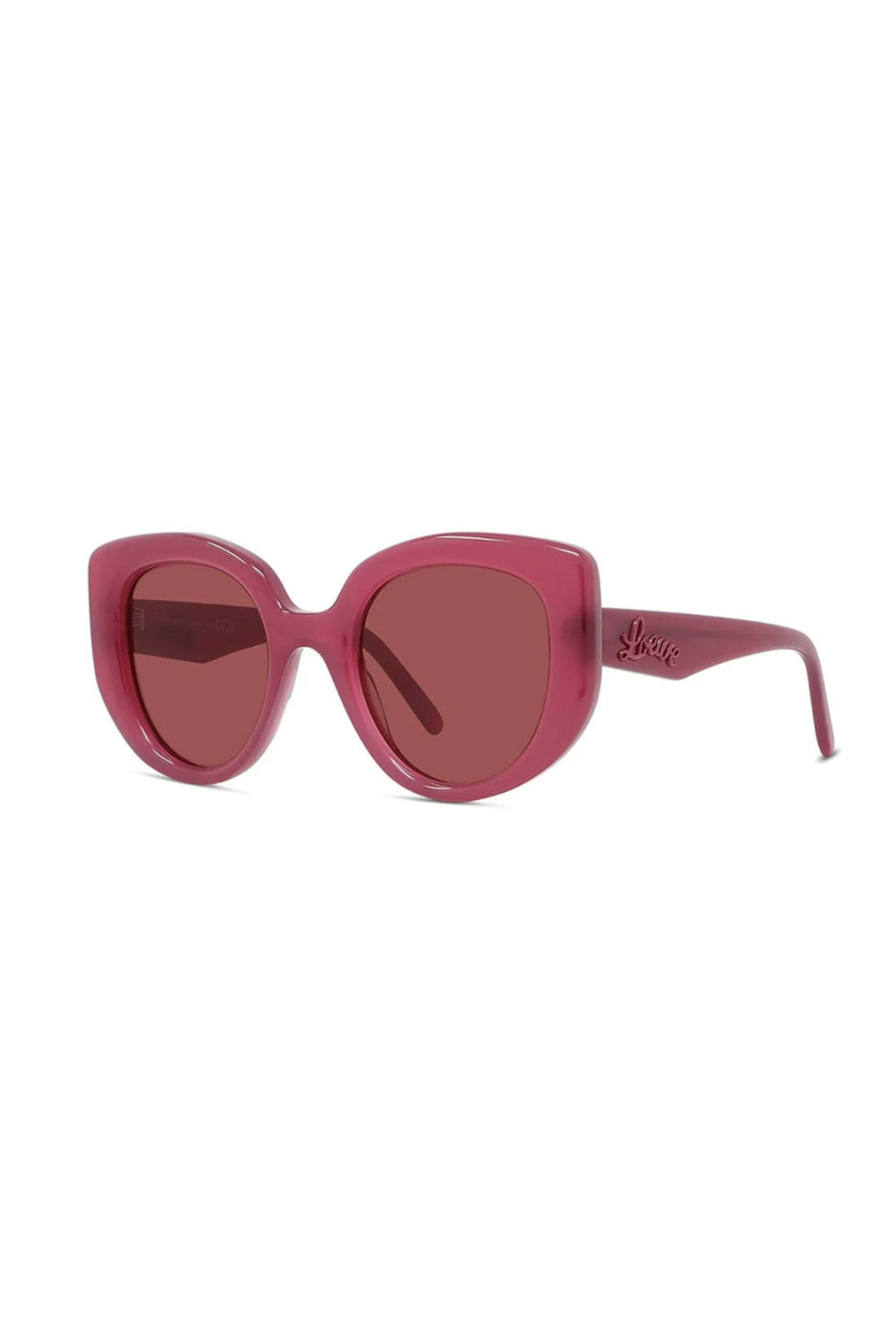 Loewe Sunglasses - Curvy Sunglasses in Cherry