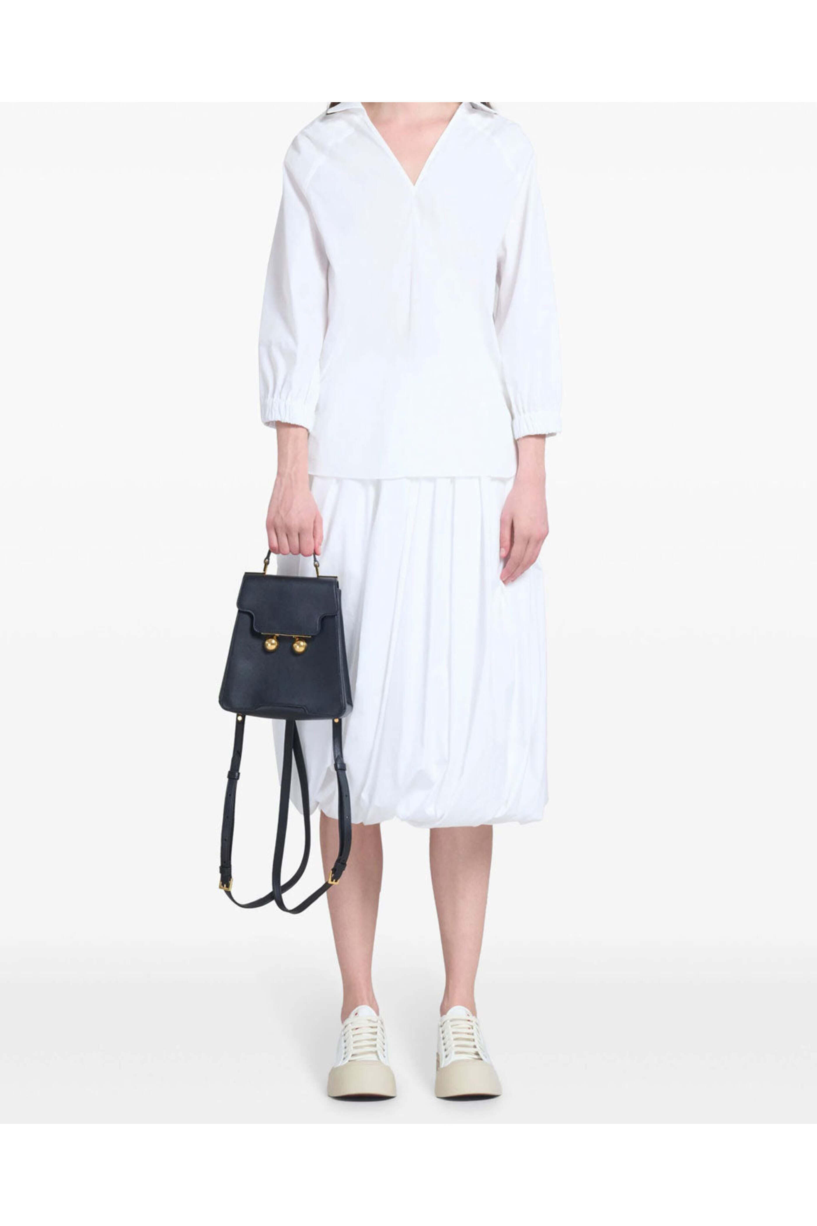 Marni - Trunkaroo Leather Backpack in Black | Mitchell Stores Marni - Trunkaroo Leather Backpack in Black | Mitchell Stores