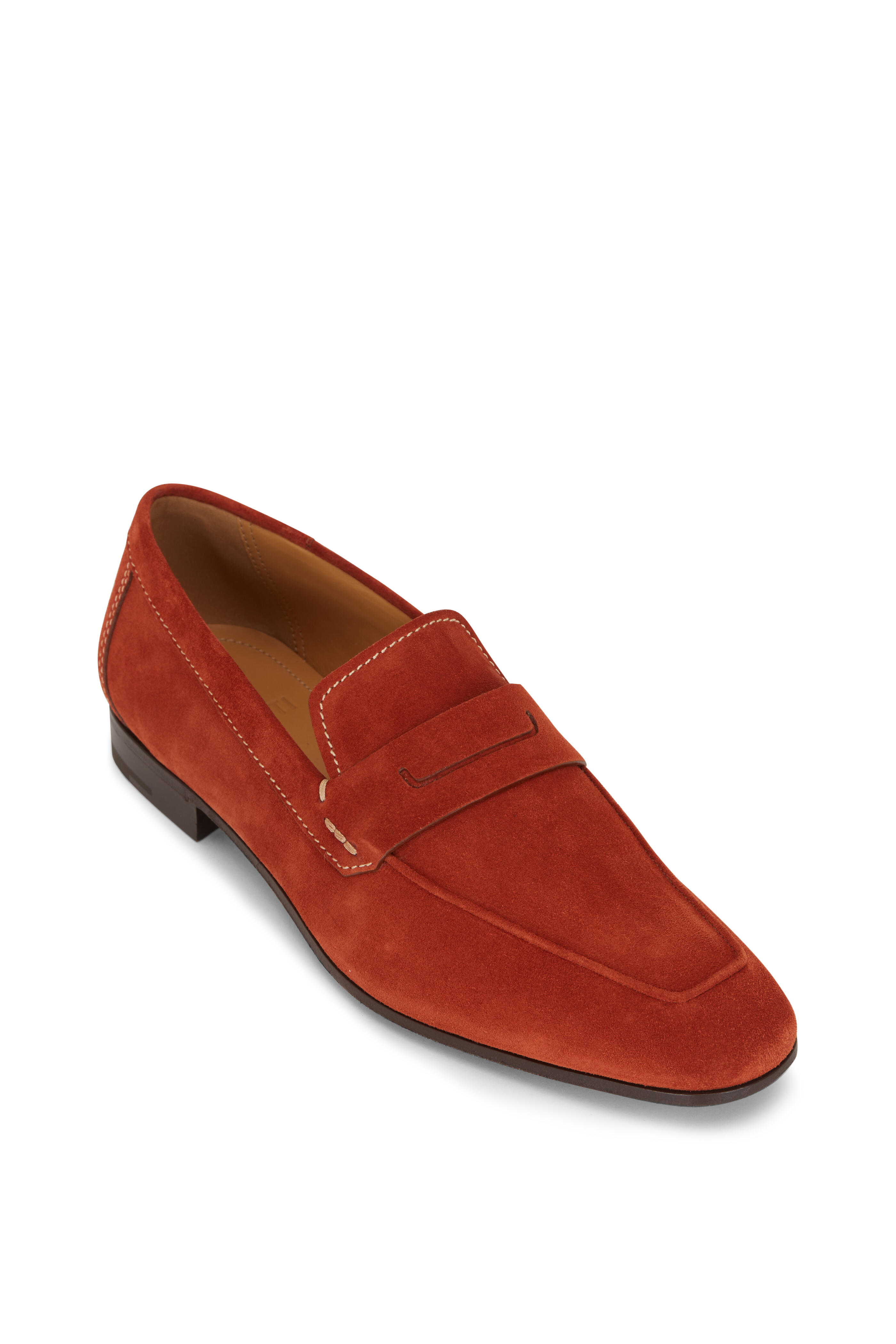 Berluti - Sporty Terracotta Suede Loafer | Mitchell Stores
