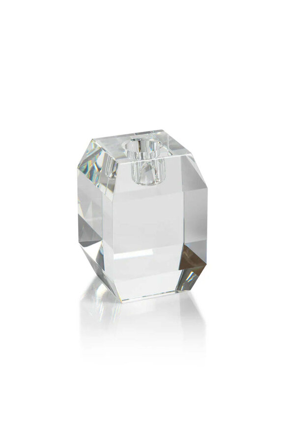 Zodax Beveled Cubic Crystal Taper Holder