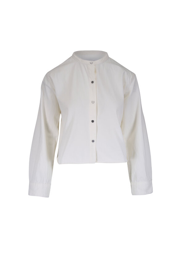 TWP White Collarless Jacket - view 1